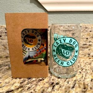 Brewery Beer Can Glass